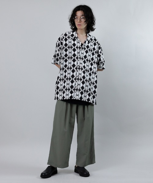 Iroquois(イロコイ)の「NY TASLAN WEATHER WIDE PT(その他パンツ・メンズ・ブラック/オフホワイト/オリーブ・2/3/1)」の17枚目の写真