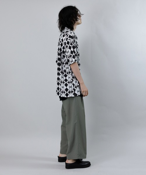 Iroquois(イロコイ)の「NY TASLAN WEATHER WIDE PT(その他パンツ・メンズ・ブラック/オフホワイト/オリーブ・2/3/1)」の19枚目の写真