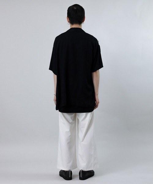 Iroquois(イロコイ)の「NY TASLAN WEATHER WIDE PT(その他パンツ・メンズ・ブラック/オフホワイト/オリーブ・2/3/1)」の7枚目の写真