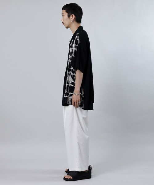 Iroquois(イロコイ)の「NY TASLAN WEATHER WIDE PT(その他パンツ・メンズ・ブラック/オフホワイト/オリーブ・2/3/1)」の8枚目の写真