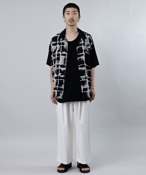 Iroquois(イロコイ)の「NY TASLAN WEATHER WIDE PT(その他パンツ・メンズ・ブラック/オフホワイト/オリーブ・2/3/1)」の6枚目の写真