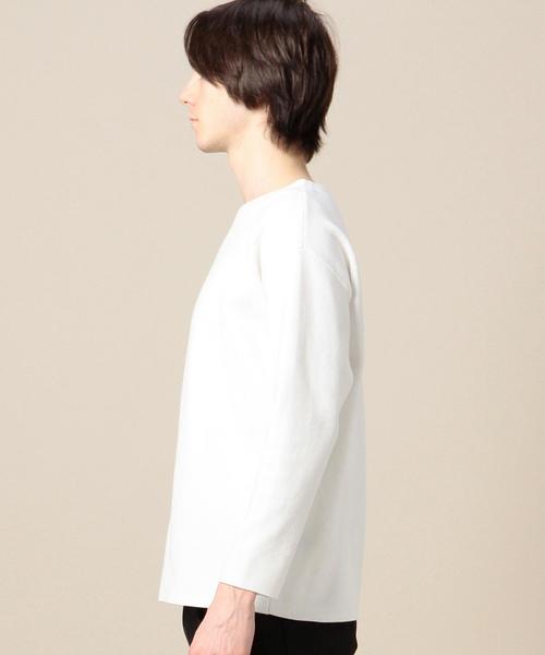 BEAUTY&YOUTH UNITED ARROWS(ビューティーアンドユースユナイテッドアローズ)の「BY ミラノリブ クルーネック ニット(lksm) ◆(ニット/セーター・メンズ・ホワイト/ネイビー/その他1・X-LARGE/SMALL/MEDIUM/LARGE)」の7枚目の写真