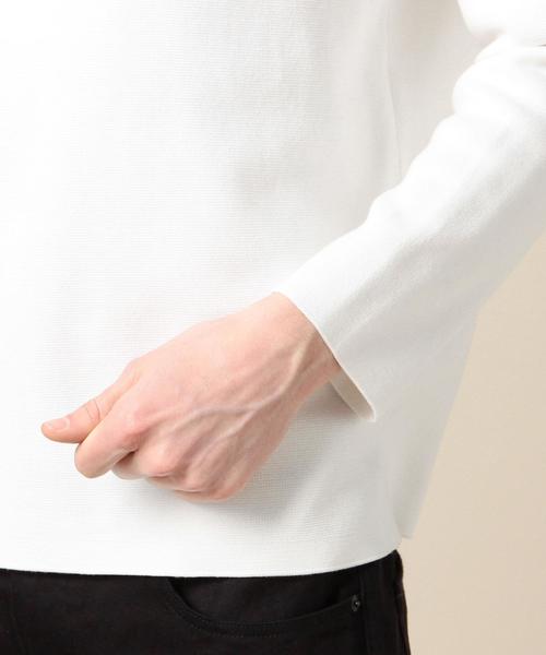 BEAUTY&YOUTH UNITED ARROWS(ビューティーアンドユースユナイテッドアローズ)の「BY ミラノリブ クルーネック ニット(lksm) ◆(ニット/セーター・メンズ・ホワイト/ネイビー/その他1・X-LARGE/SMALL/MEDIUM/LARGE)」の8枚目の写真