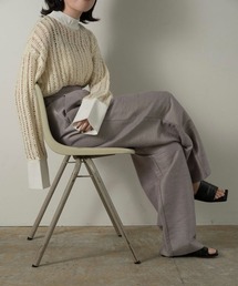 lawgy | mesh knit docking tops(ニット/セーター)