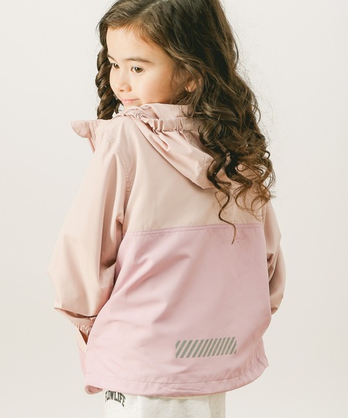 BAYFLOW（ベイフロー）の「【内側メッシュで快適】[KIDS]マウンテンパーカー（マウンテンパーカー・キッズ・ピンク/ブルー/ベージュ・130cm/110cm/140cm/120cm）」の3枚目の写真
