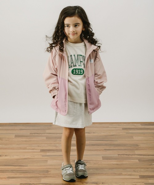 BAYFLOW（ベイフロー）の「【内側メッシュで快適】[KIDS]マウンテンパーカー（マウンテンパーカー・キッズ・ピンク/ブルー/ベージュ・130cm/110cm/140cm/120cm）」の4枚目の写真