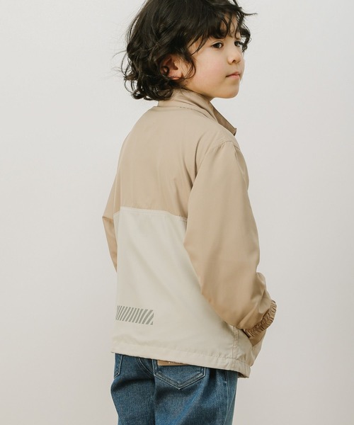 BAYFLOW（ベイフロー）の「【内側メッシュで快適】[KIDS]マウンテンパーカー（マウンテンパーカー・キッズ・ピンク/ブルー/ベージュ・130cm/110cm/140cm/120cm）」の9枚目の写真