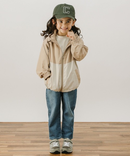 BAYFLOW（ベイフロー）の「【内側メッシュで快適】[KIDS]マウンテンパーカー（マウンテンパーカー・キッズ・ピンク/ブルー/ベージュ・130cm/110cm/140cm/120cm）」の10枚目の写真