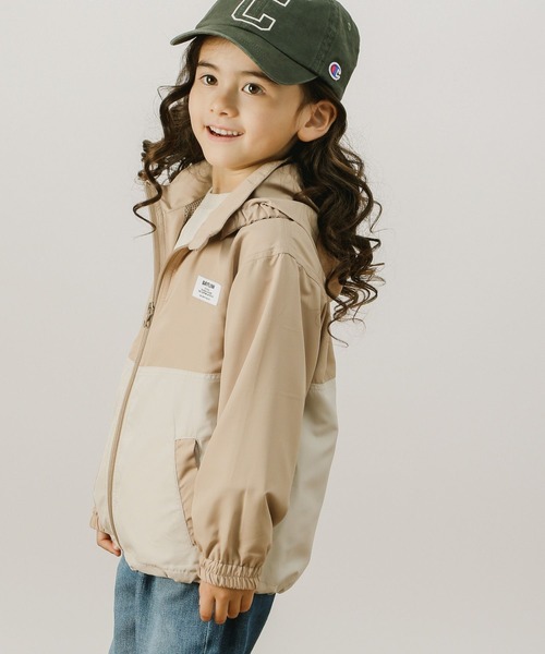 BAYFLOW（ベイフロー）の「【内側メッシュで快適】[KIDS]マウンテンパーカー（マウンテンパーカー・キッズ・ピンク/ブルー/ベージュ・130cm/110cm/140cm/120cm）」の11枚目の写真