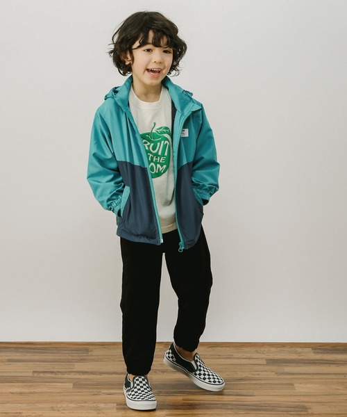 BAYFLOW（ベイフロー）の「【内側メッシュで快適】[KIDS]マウンテンパーカー（マウンテンパーカー・キッズ・ピンク/ブルー/ベージュ・130cm/110cm/140cm/120cm）」の12枚目の写真