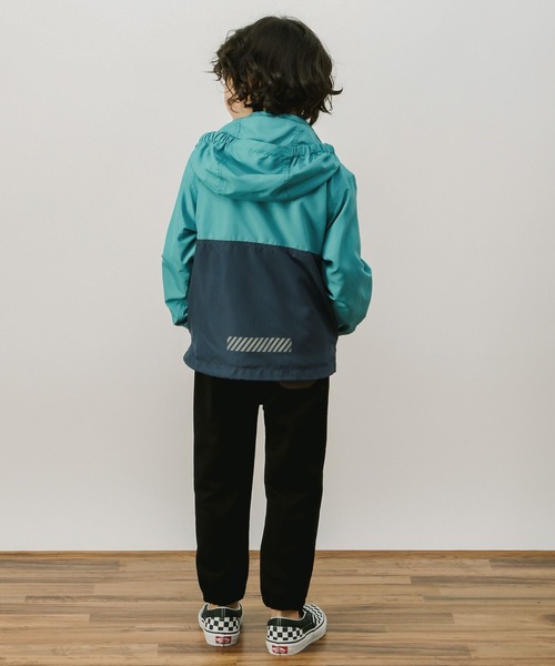 BAYFLOW（ベイフロー）の「【内側メッシュで快適】[KIDS]マウンテンパーカー（マウンテンパーカー・キッズ・ピンク/ブルー/ベージュ・130cm/110cm/140cm/120cm）」の13枚目の写真