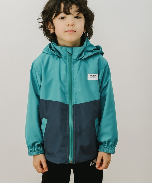 BAYFLOW（ベイフロー）の「【内側メッシュで快適】[KIDS]マウンテンパーカー（マウンテンパーカー・キッズ・ピンク/ブルー/ベージュ・130cm/110cm/140cm/120cm）」の15枚目の写真