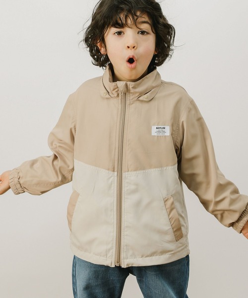 BAYFLOW（ベイフロー）の「【内側メッシュで快適】[KIDS]マウンテンパーカー（マウンテンパーカー・キッズ・ピンク/ブルー/ベージュ・130cm/110cm/140cm/120cm）」の16枚目の写真