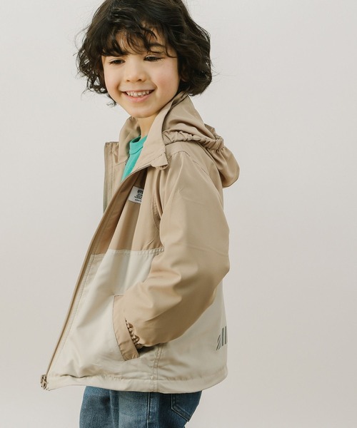 BAYFLOW（ベイフロー）の「【内側メッシュで快適】[KIDS]マウンテンパーカー（マウンテンパーカー・キッズ・ピンク/ブルー/ベージュ・130cm/110cm/140cm/120cm）」の17枚目の写真