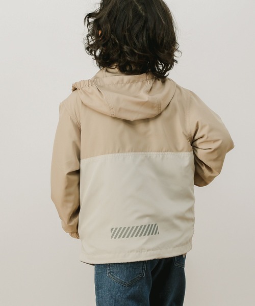 BAYFLOW（ベイフロー）の「【内側メッシュで快適】[KIDS]マウンテンパーカー（マウンテンパーカー・キッズ・ピンク/ブルー/ベージュ・130cm/110cm/140cm/120cm）」の18枚目の写真