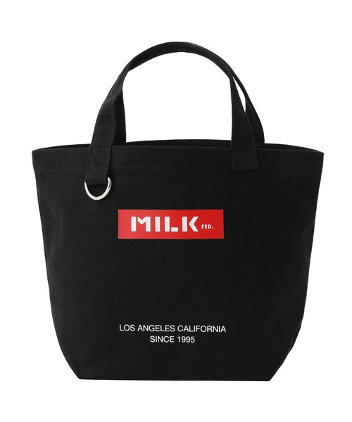 MILKFED.(ミルクフェド)の「LIFE STYLE|MILKFED. LUNCH TOTE RED(トートバッグ・レディース・ホワイト/ブラック・ONE SIZE)」の11枚目の写真