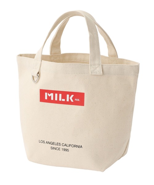 MILKFED.(ミルクフェド)の「LIFE STYLE|MILKFED. LUNCH TOTE RED(トートバッグ・レディース・ホワイト/ブラック・ONE SIZE)」の20枚目の写真
