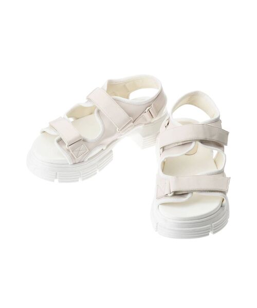 dazzlin（ダズリン）の「ペールカラースポサン（サンダル・レディース・ベージュ/オフホワイト・MEDIUM/LARGE）」の17枚目の写真