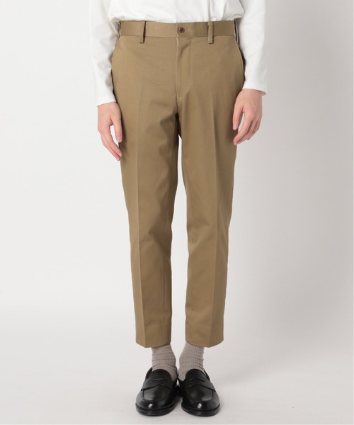 417 EDIFICE（フォーワンセブンエディフィス）の「"スリム"【allery / アレリ―】スラックス（スラックス・メンズ・ベージュ/カーキ・SMALL/MEDIUM/LARGE）」の7枚目の写真