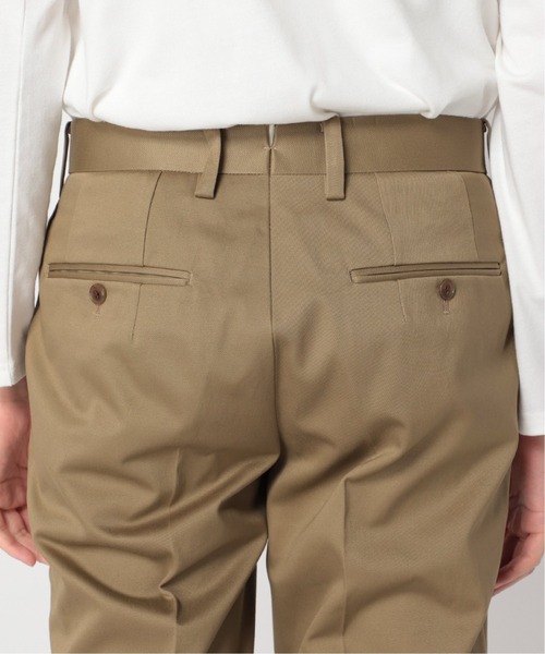 417 EDIFICE（フォーワンセブンエディフィス）の「"スリム"【allery / アレリ―】スラックス（スラックス・メンズ・ベージュ/カーキ・SMALL/MEDIUM/LARGE）」の5枚目の写真