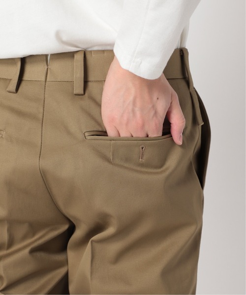 417 EDIFICE（フォーワンセブンエディフィス）の「"スリム"【allery / アレリ―】スラックス（スラックス・メンズ・ベージュ/カーキ・SMALL/MEDIUM/LARGE）」の10枚目の写真