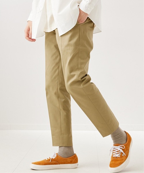 417 EDIFICE（フォーワンセブンエディフィス）の「"スリム"【allery / アレリ―】スラックス（スラックス・メンズ・ベージュ/カーキ・SMALL/MEDIUM/LARGE）」の20枚目の写真