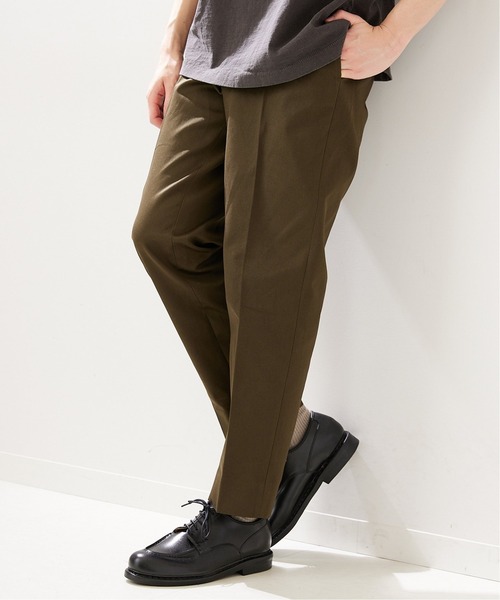 417 EDIFICE（フォーワンセブンエディフィス）の「"スリム"【allery / アレリ―】スラックス（スラックス・メンズ・ベージュ/カーキ・SMALL/MEDIUM/LARGE）」の21枚目の写真