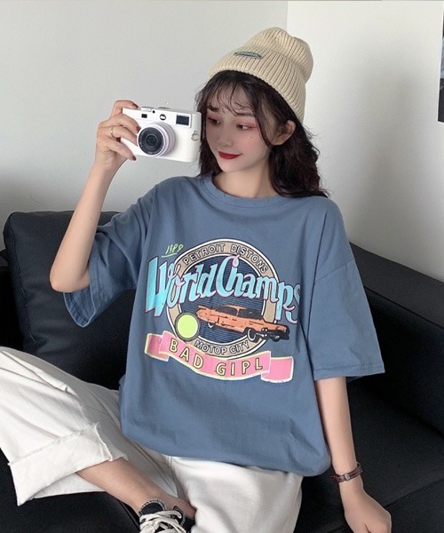 【美品】45R バスクのビッグTシャツ 80270141.jpg