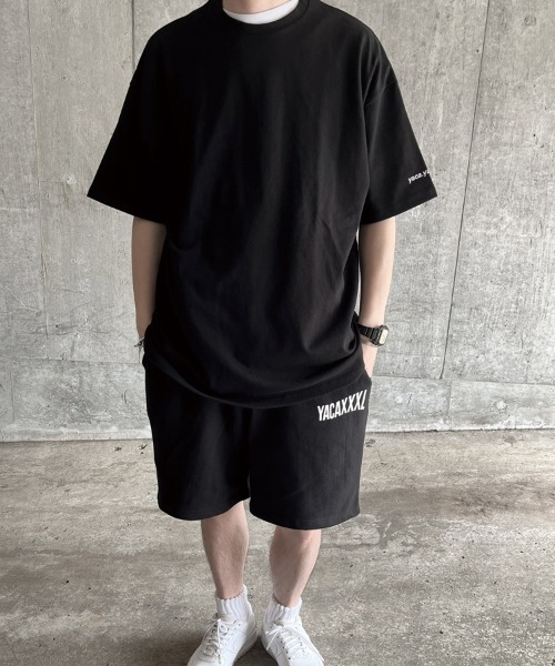 YACA（ヤーカ）の「yaca mini logo tee/ヤーカミニロゴT【unisex item】（Tシャツ/カットソー・レディース・ホワイト/ブラック・FREE）」の8枚目の写真