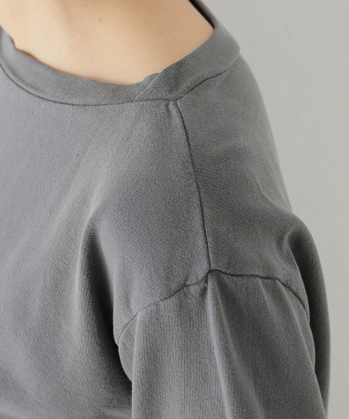 plage（プラージュ）の「Decolleteシチブソデプルオーバー（Tシャツ/カットソー・レディース・ホワイト/チャコールグレー・FREE）」の13枚目の写真