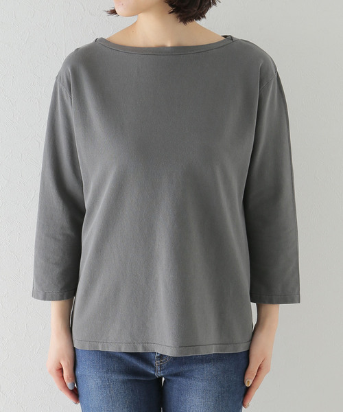 plage（プラージュ）の「Decolleteシチブソデプルオーバー（Tシャツ/カットソー・レディース・ホワイト/チャコールグレー・FREE）」の17枚目の写真