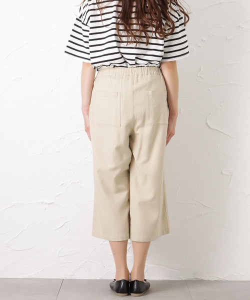 NAVY(ネイビー)の「ミントリネン クロップドパンツ(その他パンツ・レディース・カーキ/ベージュ・M/L)」の8枚目の写真