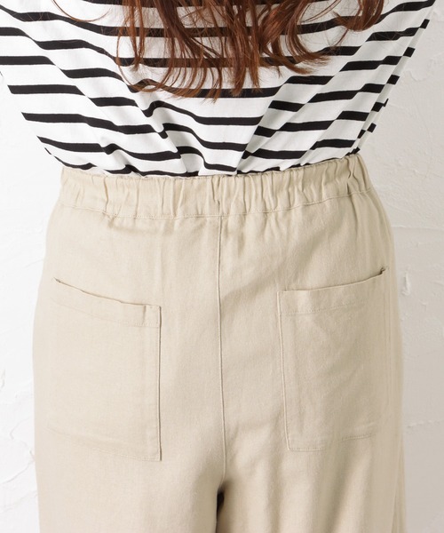 NAVY(ネイビー)の「ミントリネン クロップドパンツ(その他パンツ・レディース・カーキ/ベージュ・M/L)」の14枚目の写真