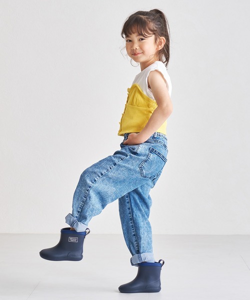 ORiental TRaffic（オリエンタルトラフィック）の「【 レイン 】KIDS キッズ ショート丈 レイン ブーツ K-202 15.0cm～20.0cm（レインシューズ・キッズ・レッド/ブルー/ピンク/イエロー/グレー/カーキ/ブラック/ネイビー/キャメル・19.0cm/18.0cm/17.0cm/20.0cm/15.0cm/16.0cm/22.0cm/21.0cm）」の18枚目の写真