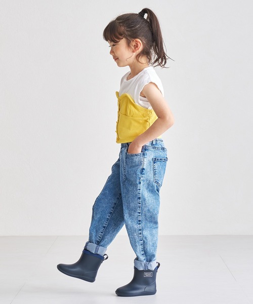 ORiental TRaffic（オリエンタルトラフィック）の「【 レイン 】KIDS キッズ ショート丈 レイン ブーツ K-202 15.0cm～20.0cm（レインシューズ・キッズ・レッド/ブルー/ピンク/イエロー/グレー/カーキ/ブラック/ネイビー/キャメル・19.0cm/18.0cm/17.0cm/20.0cm/15.0cm/16.0cm/22.0cm/21.0cm）」の17枚目の写真