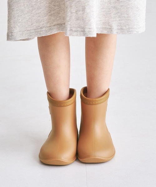 ORiental TRaffic（オリエンタルトラフィック）の「【 レイン 】KIDS キッズ ショート丈 レイン ブーツ K-202 15.0cm～20.0cm（レインシューズ・キッズ・レッド/ブルー/ピンク/イエロー/グレー/カーキ/ブラック/ネイビー/キャメル・19.0cm/18.0cm/17.0cm/20.0cm/15.0cm/16.0cm/22.0cm/21.0cm）」の22枚目の写真