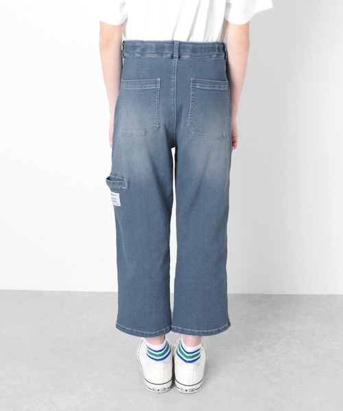 GLAZOS（グラソス）の「[ストレート]接触冷感デニム・8.5分丈パンツ（デニムパンツ・キッズ・ライトブルー/ブルー/ブラック・160cm/150cm/140cm/130cm/170cm）」の10枚目の写真