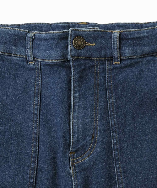 GLAZOS（グラソス）の「[ストレート]接触冷感デニム・8.5分丈パンツ（デニムパンツ・キッズ・ライトブルー/ブルー/ブラック・160cm/150cm/140cm/130cm/170cm）」の12枚目の写真