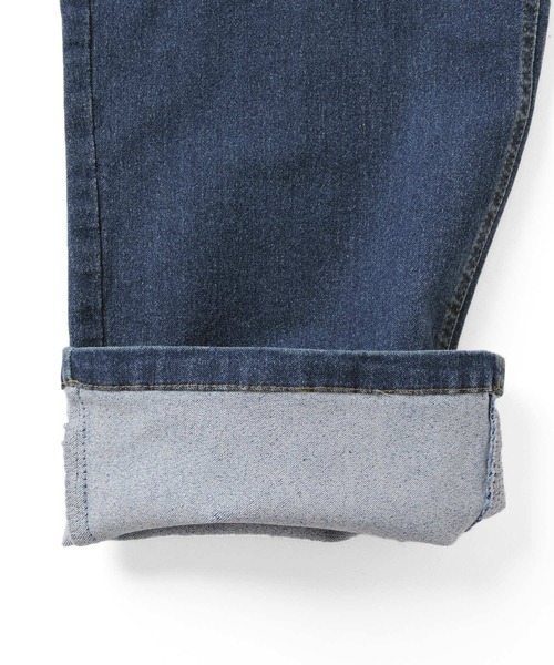GLAZOS（グラソス）の「[ストレート]接触冷感デニム・8.5分丈パンツ（デニムパンツ・キッズ・ライトブルー/ブルー/ブラック・160cm/150cm/140cm/130cm/170cm）」の5枚目の写真