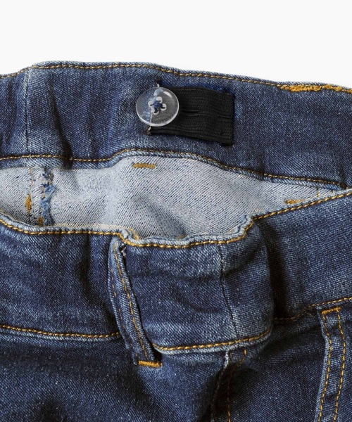 GLAZOS（グラソス）の「[ストレート]接触冷感デニム・8.5分丈パンツ（デニムパンツ・キッズ・ライトブルー/ブルー/ブラック・160cm/150cm/140cm/130cm/170cm）」の18枚目の写真