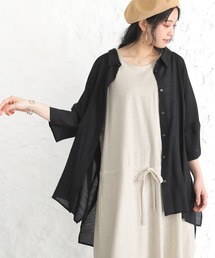 n'OrLABEL | 『ゆるひらスラブロングシャツ』(シャツ/ブラウス)
