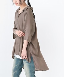 n'OrLABEL | 『ゆるひらスラブロングシャツ』(シャツ/ブラウス)