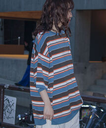 GLOSTER | 【GLOSTER/グロスター】OLDボーダーニットTシャツ(Tシャツ/カットソー)