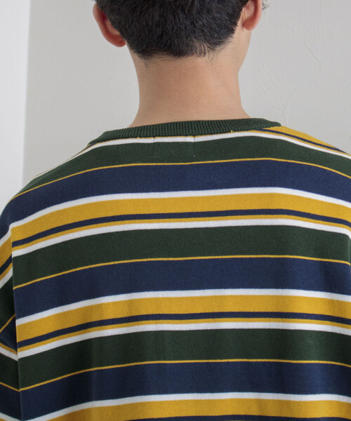 GLOSTER（グロスター）の「【GLOSTER/グロスター】OLDボーダーニットTシャツ（Tシャツ/カットソー・メンズ・グリーン系その他/ブルー系その他・MEDIUM/LARGE）」の17枚目の写真