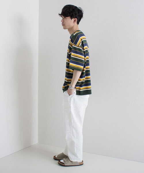 GLOSTER（グロスター）の「【GLOSTER/グロスター】OLDボーダーニットTシャツ（Tシャツ/カットソー・メンズ・グリーン系その他/ブルー系その他・MEDIUM/LARGE）」の14枚目の写真