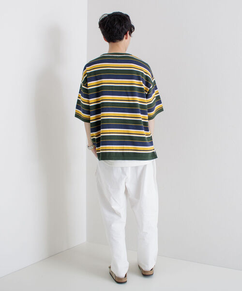 GLOSTER（グロスター）の「【GLOSTER/グロスター】OLDボーダーニットTシャツ（Tシャツ/カットソー・メンズ・グリーン系その他/ブルー系その他・MEDIUM/LARGE）」の13枚目の写真