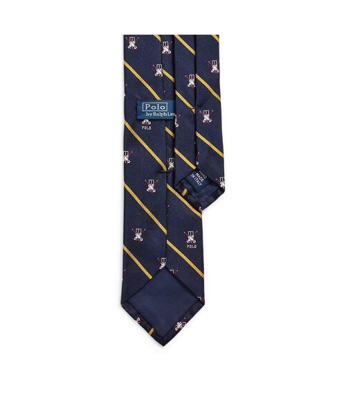 POLO RALPH LAUREN（ポロ ラルフ ローレン）の「シルク ナロー クラブ タイ（ネクタイ・メンズ・ネイビー系1・ONE）」の3枚目の写真