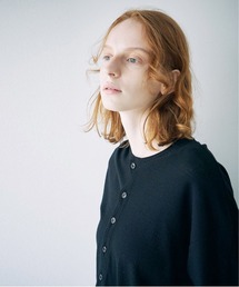 And A | unfil アンフィル / superfine merino crape-jersey cardigan スーパーファインメリノ クレープジャージー カーディガン（アンサンブル可能） / WWFL-UW125(カーディガン/ボレロ)