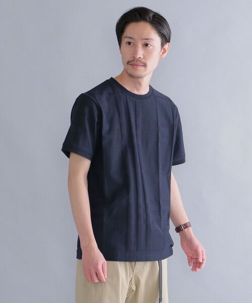 SHIPS(シップス)の「SHIPS: リンクス ジャガード ビッグ チェック Tシャツ(Tシャツ/カットソー・メンズ・ホワイト/ライトグリーン/ネイビー/その他・SMALL/MEDIUM/LARGE/X-LARGE)」の18枚目の写真