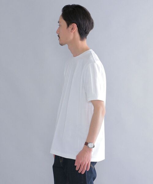 SHIPS(シップス)の「SHIPS: リンクス ジャガード ビッグ チェック Tシャツ(Tシャツ/カットソー・メンズ・ホワイト/ライトグリーン/ネイビー/その他・SMALL/MEDIUM/LARGE/X-LARGE)」の19枚目の写真
